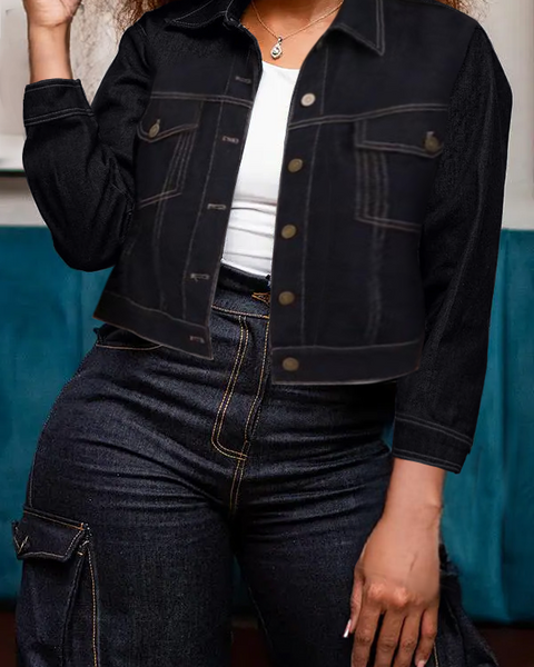 Cargo Denim Jacket