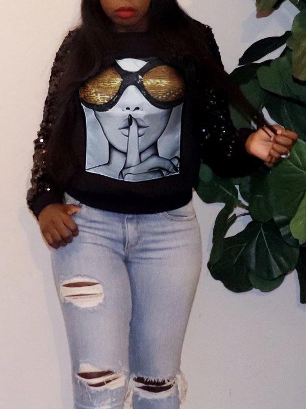 Mangocouture Quiet & Shine Sweatshirt