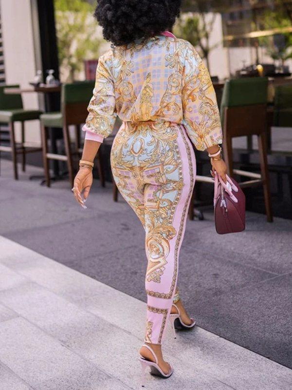 Printed Shirt & Pants Set